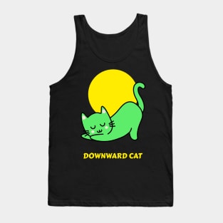 Downward Cat Tank Top